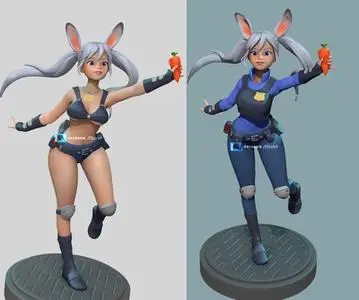 Zootopia Judy Hopps Version 1 and 2