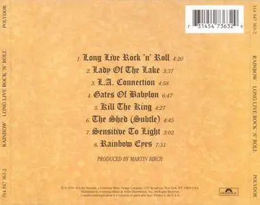 Rainbow - Long Live Rock'N'Roll (1978) {1999, Remastered}