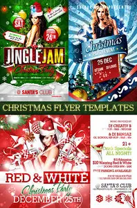 GraphicRiver Christmas Party Flyer Templates Bundle