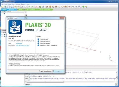 PLAXIS 3D CONNECT Edition V20 Update 4