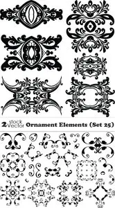 Vectors - Ornament Elements (Set 25)