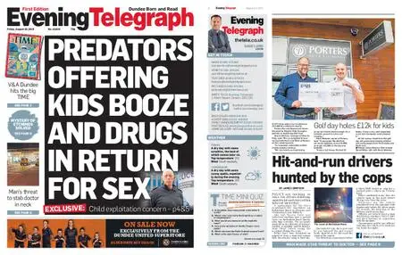 Evening Telegraph First Edition – August 23, 2019
