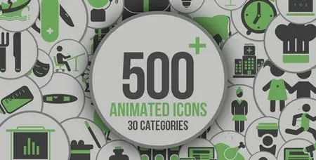 Videohive Animated Icons 500+ 21005179