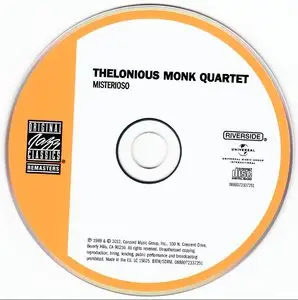 Thelonious Monk Quartet - Misterioso (1958) {OJC Remasters Complete Series rel 2012, item 23of33}