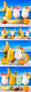 Stock Photo - Tropical Cocktails