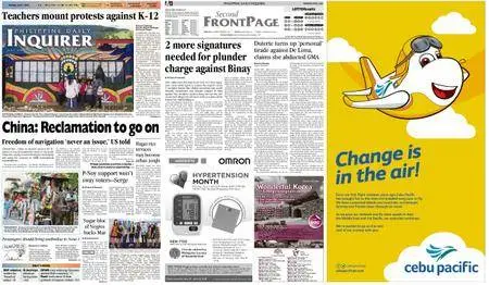 Philippine Daily Inquirer – June 01, 2015
