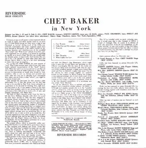 Chet Baker - In New York (1958) {OJC Remasters Complete Series rel 2011, item 8of33}