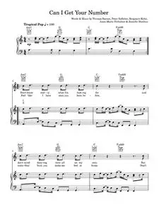 Can i get your number - Anne-Marie (Piano-Vocal-Guitar (Piano Accompaniment))