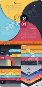 Infographic creative design vector set 62