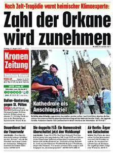 Kronen Zeitung Salzburg - 21. August 2017