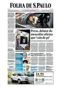 Jornal Folha de São Paulo - 25 de fevereiro de 2014 - Terça