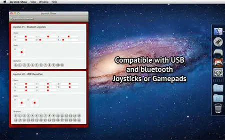 Joystick Show v1.1.1 Multilingual Mac OS X
