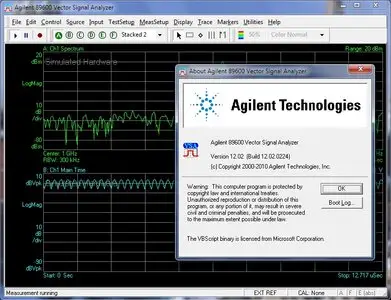 Agilent 89600 VSA Software, version 12.02