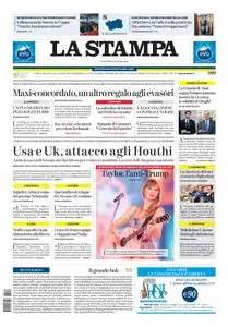 La Stampa Aosta - 12 Gennaio 2024