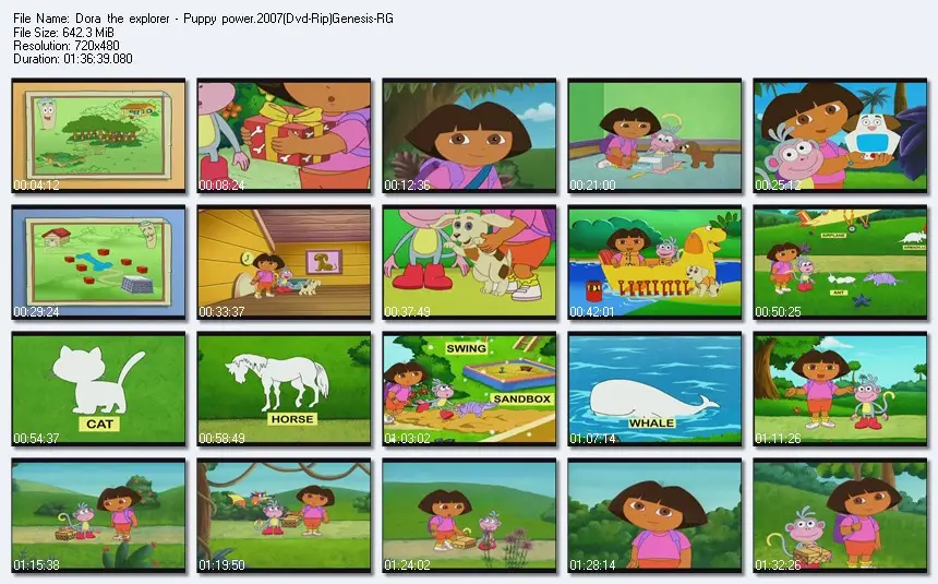 Dora the Explorer : Movie collection 21-25/25.