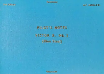 Pilot's Notes Victor B Mk2 Blue Steel 