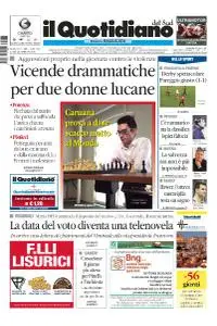 il Quotidiano del Sud Basilicata - 26 Novembre 2018