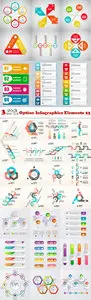 Vectors - Option Infographics Elements 23