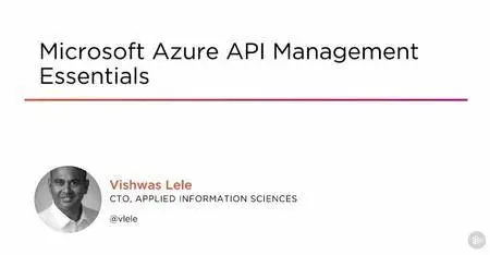 Microsoft Azure API Management Essentials (2016)