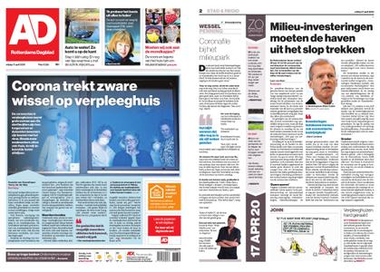 Algemeen Dagblad - Hoeksche Waard – 17 april 2020