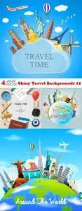 Vectors - Shiny Travel Backgrounds 12