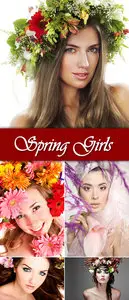 Stock Photo - Young Spring Women