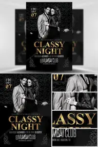 Classy Nights Flyer Template