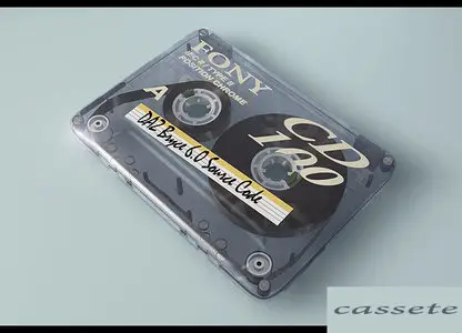 3D model Audio cassette