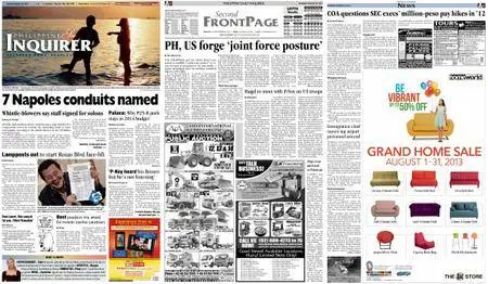 Philippine Daily Inquirer – August 25, 2013
