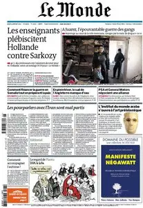 Le Monde du Jeudi 23 Février 2012
