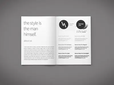 Brochure Pages Mock-up PSD Template
