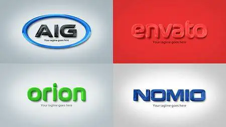 Strong & Clean Corporate 3D Embossed Logo - Project for After Effects (VideoHive)