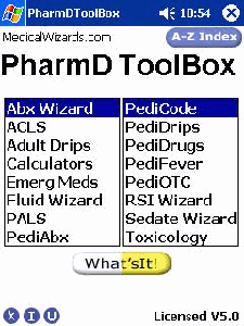 Medic Software for PDA