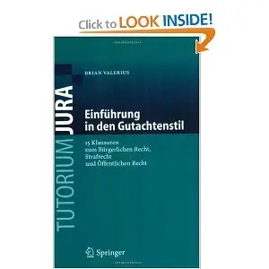 Einführung in den Gutachtenstil