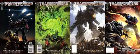 Transformers: Revenge Of The Fallen Official Movie Adaptation 1-4 (Of 4) Complete