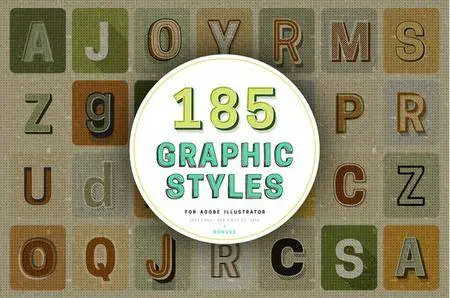 CreativeMarket - Retro Typography Graphic Styles