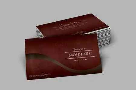 CreativeMarket - Restaurant Business Card