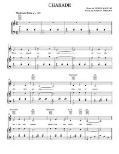 Charade - Andy Williams, Henry Mancini, Sammy Kaye (Piano-Vocal-Guitar)