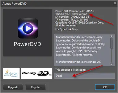 CyberLink PowerDVD 12.0.1905.56 Ultra Multilanguage