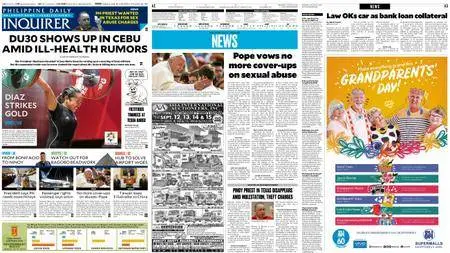 Philippine Daily Inquirer – August 22, 2018