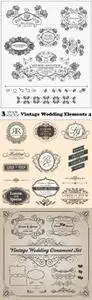 Vectors - Vintage Wedding Elements 4