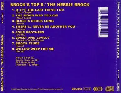 The Herbie Brock Trio - Brock's Tops (1956) {Savoy Jazz SV-0201 rel 1993}