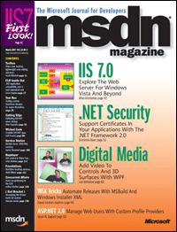 MSDN Magazine March 2007
