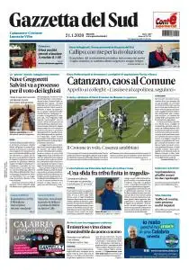 Gazzetta del Sud Catanzaro Crotone Lamezia Vibo - 21 Gennaio 2020