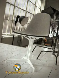TurboSquid Eames Plastic Side Chair