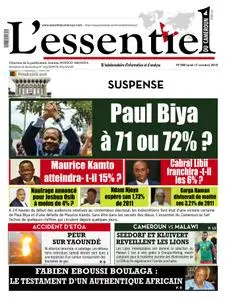 L'essentiel du Cameroun - 15 octobre 2018