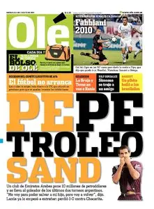OLE DEPORTIVO 05/08/09 - ARGENTINA