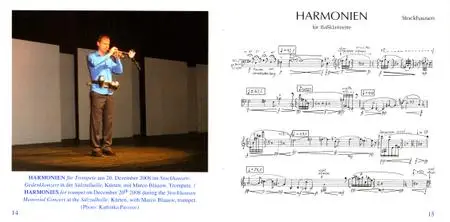 Karlheinz Stockhausen - Harmonien und Schönheit, 5 und 6 Stunde aus Klang (2010) {Stockhausen-Verlag No. 87}