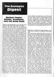 Resurgence & Ecologist - Digest (Vol 12 No 6 - 1982)