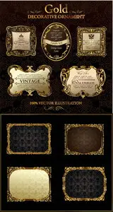 Gold Decorative Ornament